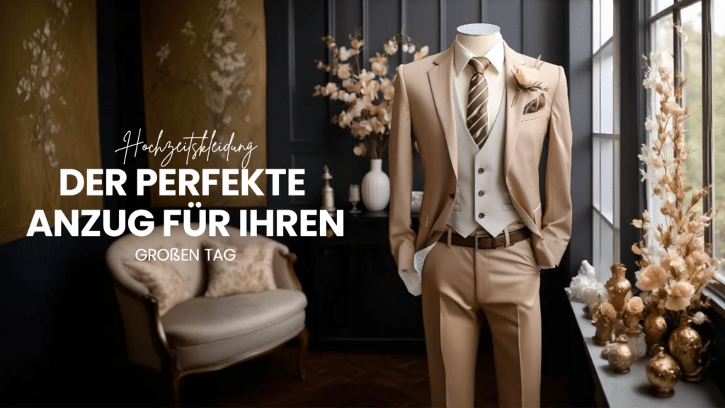 Hochzeitskleidung: Der perfekte Anzug für Ihren großen Tag